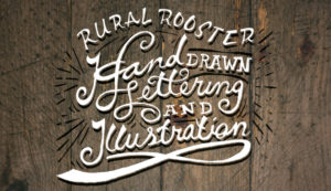 hand drawn lettering and illustration
